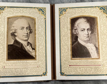 Load image into Gallery viewer, CDV Album Musician Author Poet Shakespeare Ole Bull Burns Beethoven Famous Photo
