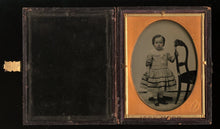 Load image into Gallery viewer, [ MATHEW BRADY ] 1/4 Plate Double-Sided Ambrotype of a Little Boy
