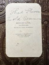 Load image into Gallery viewer, Thaddeus Stevens Abolitionist 1860s CDV Philadelphia Imprint
