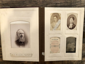 Depew Family Photo Album, Montana, California, Michigan Antique 1800s Genealogy