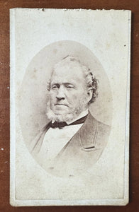 BRIGHAM YOUNG Mormon Leader CDV Photo Utah Photographer Rare Imprint?