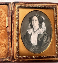 Load image into Gallery viewer, Baby Jane! Woman W Ringlet Curls Crazy Hair 3/4 Profile Daguerreotype Photo 1/9
