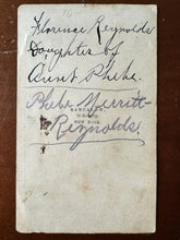 Load image into Gallery viewer, Beautiful Tinted ID'd Little Girl + FLUTINA Music Instrument 1860s CDV Photo NYC
