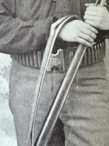 1880s MONTANA COWBOY OR FORT BENTON SCOUT SHOTGUN AMMO BELT CABINET CARD PHOTO