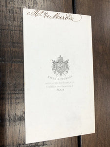 Rare 1860s Belgian Archbishop Xavier de Mérode Pope Pontifical Army Priest Photo