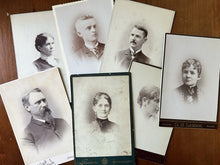 Load image into Gallery viewer, (7) MUSKEGON MICHIGAN Cabinet Card Photos Lot 1880s 1890
