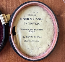Load image into Gallery viewer, MAN WITH BEARD BY ANSON NEW YORK OVAL 1/9 PLATE DAGUERREOTYPE UNION CASE PHOTO
