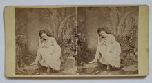 Load image into Gallery viewer, Rare 19th Century Stereoview Topless Woman
