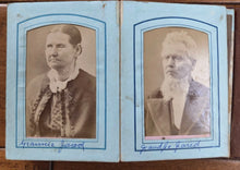 Load image into Gallery viewer, 1870s Photo Album including Dog Tintype &amp; CDV
