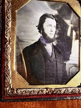 Load image into Gallery viewer, 1/6 Daguerreotype of ID'd Man WILLIAM TELL CLAUDE Annapolis Maryland
