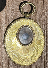 Load image into Gallery viewer, Gold 1840s Daguerreotype Pendant with Hair - Possible Mourning Photo
