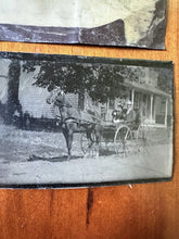 Load image into Gallery viewer, Lot Of 4 Antique horse &amp; Buggy / carriage 1800s Outdoor photo 1800s
