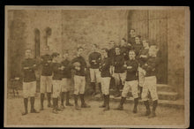 Load image into Gallery viewer, Rugby Team - Antique 19th century / 1800s cabinet card Original Sports Photo
