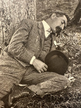 Load image into Gallery viewer, Intriguing Photo DEAD MAN In Park Murder Victim? Crime Scene Post Mortem Int
