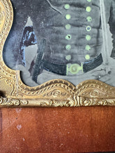 Load image into Gallery viewer, Civil War Naval Officer Half Plate Tintype Soldier USN
