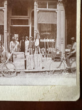 Load image into Gallery viewer, Cabinet Card Street Storefront Signs 1800s Outdoor Photo
