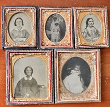 Load image into Gallery viewer, Lot Of Antique Photos In Cases Ambrotype Tintype
