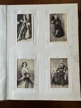 Load image into Gallery viewer, Beautiful Antique Photo Album 1860s CDV Political Royalty Religious Pope Rare

