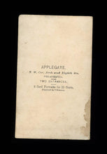 Load image into Gallery viewer, Rare Original 1860s CDV Photo Philadelphia HARP Virtuoso Musician Music Int
