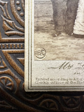 Load image into Gallery viewer, "The Reception Dress" Tom Thumb Wedding Brady CDV 1860s Sideshow Photo
