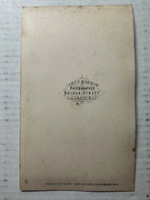 Load image into Gallery viewer, Great 1860s Fly Fishing CDV Fishermen with Pole &amp; Basket Photo Rare Vintage
