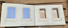 Load image into Gallery viewer, Victorian Era Embossed Leather &amp; Brass Antique Photo Album 1860s Storage Book
