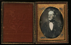 1/4 Daguerreotype Photo Important Man Sing Sing Prison Warden?