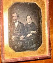 Load image into Gallery viewer, 1/4 Plate Daguerreotype ID’d Man &amp; Woman Platte City Missouri Sealed
