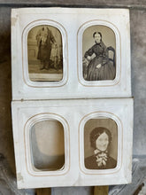 Load image into Gallery viewer, Antique Album + CDV Tintype Civil War Soldier Photo Connecticut 1860s 1870s

