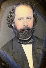 Load image into Gallery viewer, MAN WITH BEARD BY ANSON NEW YORK OVAL 1/9 PLATE DAGUERREOTYPE UNION CASE PHOTO
