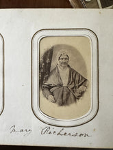Load image into Gallery viewer, 1860s Photo Album Civil War Soldier Andersonville POW Mourning ID'd Quaker Fam
