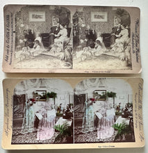 Load image into Gallery viewer, LOT OF 14 ANTIQUE SPIRIT GHOST &amp; ANGEL TRICK 3D PHOTO STEREOVIEW 1800s 1900s

