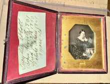 Load image into Gallery viewer, [ MARKS ] Pretty ID'd Teen Girl LUCY ABBOTT Died Young ~ Maryland Daguerreotype
