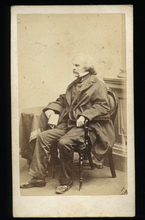 Load image into Gallery viewer, JW BLACK CDV PHOTO NATHANIEL HAWTHORNE AUTHOR OF THE SCARLET LETTER RARE 1860s
