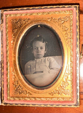 Load image into Gallery viewer, 1/9 Daguerreotype of Sick or Dying Boy in Bed - Premortem / Post Mortem Int
