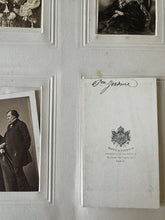 Load image into Gallery viewer, Beautiful Antique Photo Album 1860s CDV Political Royalty Religious Pope Rare
