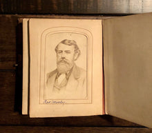 Load image into Gallery viewer, 1860s 1870s Photo Album Kansas Iowa Many ID’d Crum Family Cdv Tintype Genealogy
