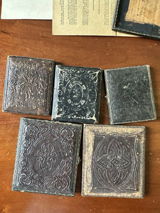 Lot Of Antique Photos In Cases Ambrotype Tintype