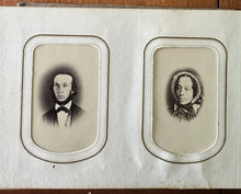 Load image into Gallery viewer, 1860s Photo Album Civil War Soldier Andersonville POW Mourning ID'd Quaker Fam

