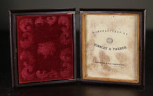 Load image into Gallery viewer, Rare Kinsley &amp; Parker Hinged Thermoplastic 1/6 Photo Case Woman's Face in Flower

