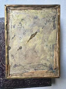1/4 Cased Daguerreotype Smiling Woman Holding Baby Notes Inside Case