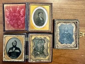 Lot Of Antique Photo Ambrotype Tintype Daguerreotype