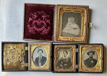 Load image into Gallery viewer, African American Nanny? Looks like Ghost Lot Of Antique Ambrotype &amp; Photos 1850s
