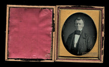 Load image into Gallery viewer, Unusual Mat Stamped with #25 - 1/6 Daguerreotype Of A Man Rare Ooak
