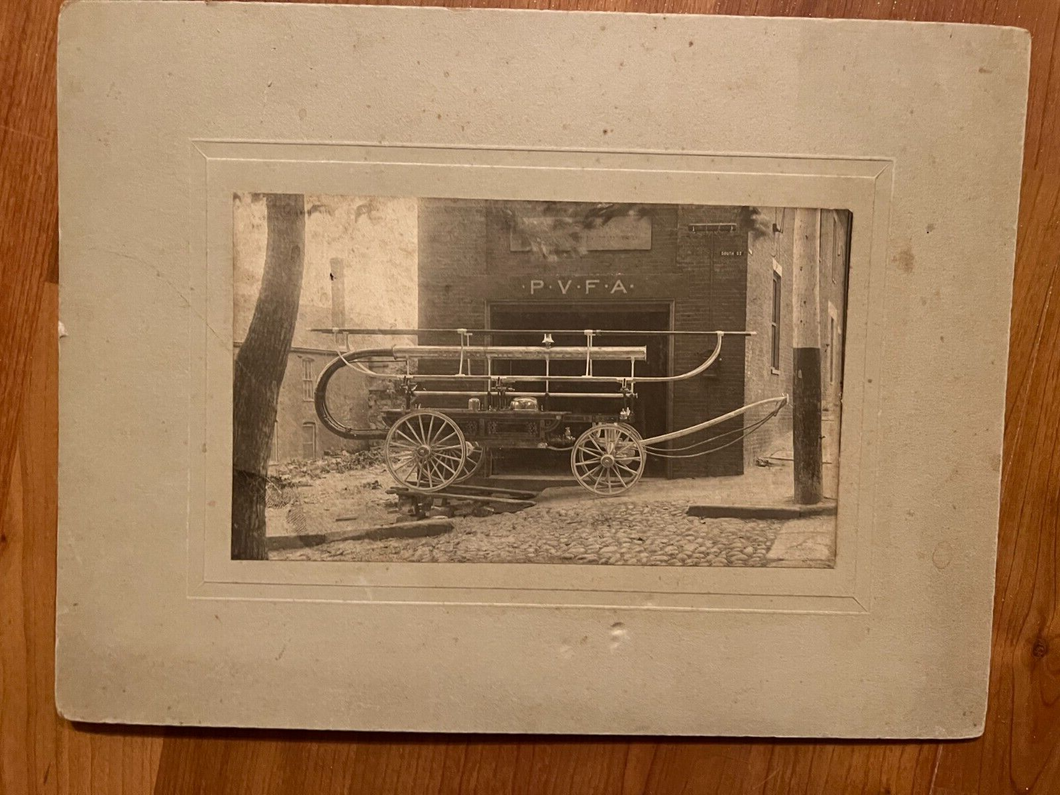 Rare Old Photograph Portland Maine Fire Pumper Early-1900s Firefighting History