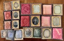 Load image into Gallery viewer, Lot Of Daguerreotypes And Ambrotypes Cased And Loose
