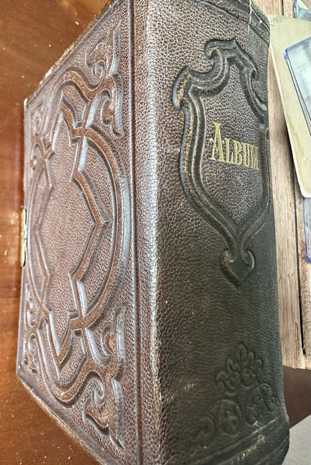 1860s Photo Album With Civil War Soldier Generals Lincoln Minnesota CDV Tintypes