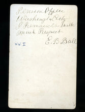 Load image into Gallery viewer, RARE SIGNED PHOTO EB BALL AS GEORGE WASHINGTON CABINET CARD President Military
