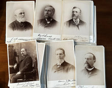 Load image into Gallery viewer, 38 SIGNED Cabinet Card Photo Massachusetts State Senators &amp; Representatives Lot
