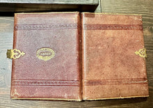 Load image into Gallery viewer, 1/4 TINTED AMBROTYPE SMILING WOMAN PAINTED BACKDROP UK PHOTOGRAPHER LEATHER
